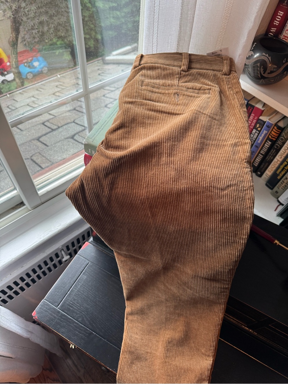 Brooks Brothers Men's Corduroy Pants Milano 34x30